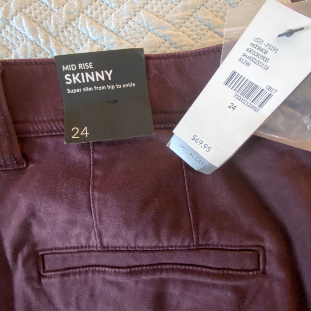 Lane Bryant Mid rise skinny jeans plus size 24